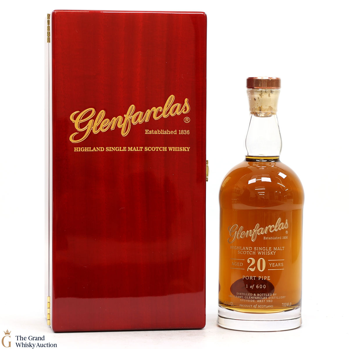 Glenfarclas - 20 Year Old - Port Pipe Decanter