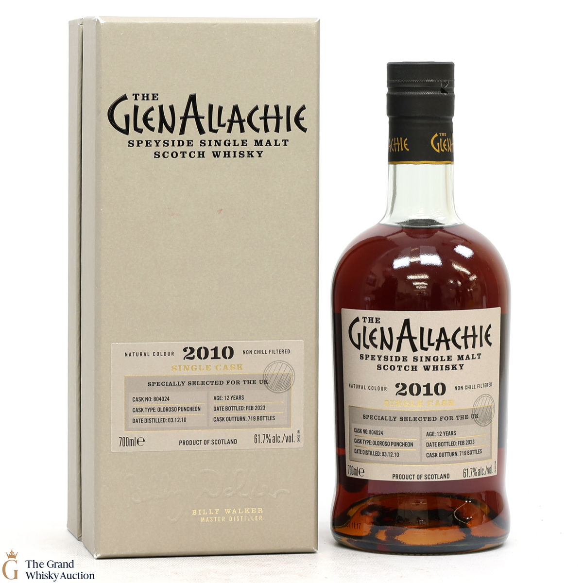 GlenAllachie - 12 Year Old 2010 Single Cask #804024