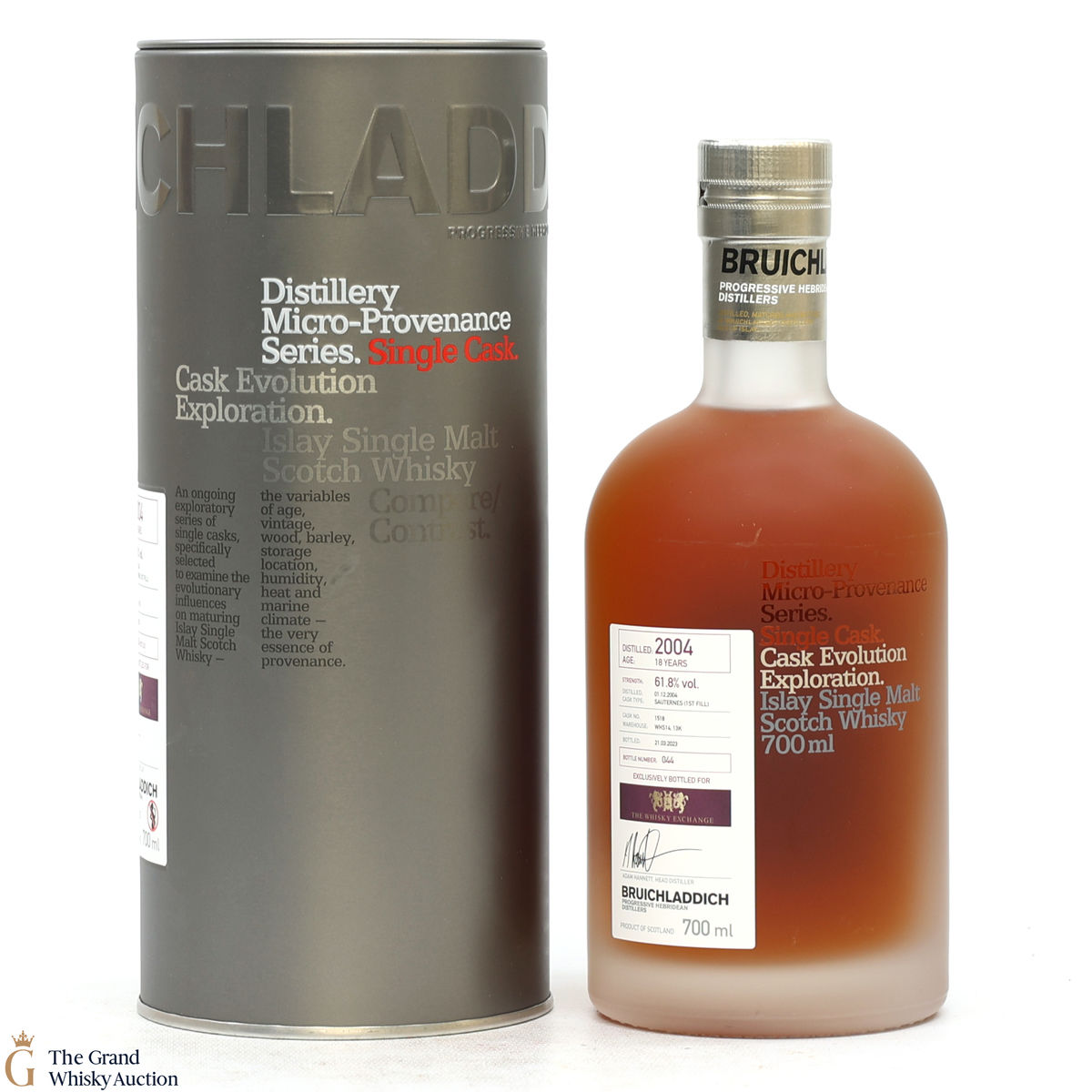Bruichladdich - 18 Year Old 2004 - Micro Provenance #1518 -TWE