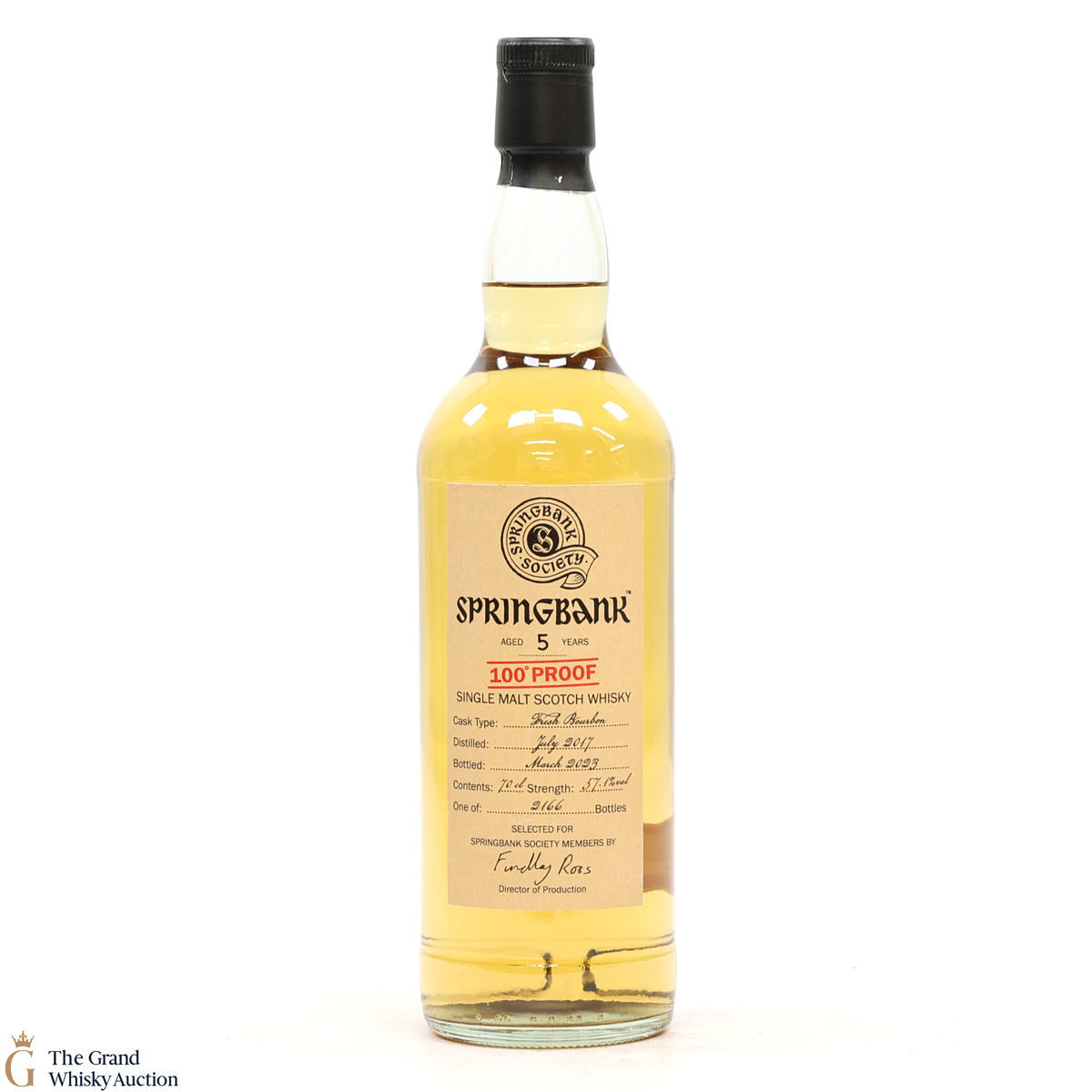 Springbank - 5 Year Old 2017 Fresh Bourbon - Springbank Society