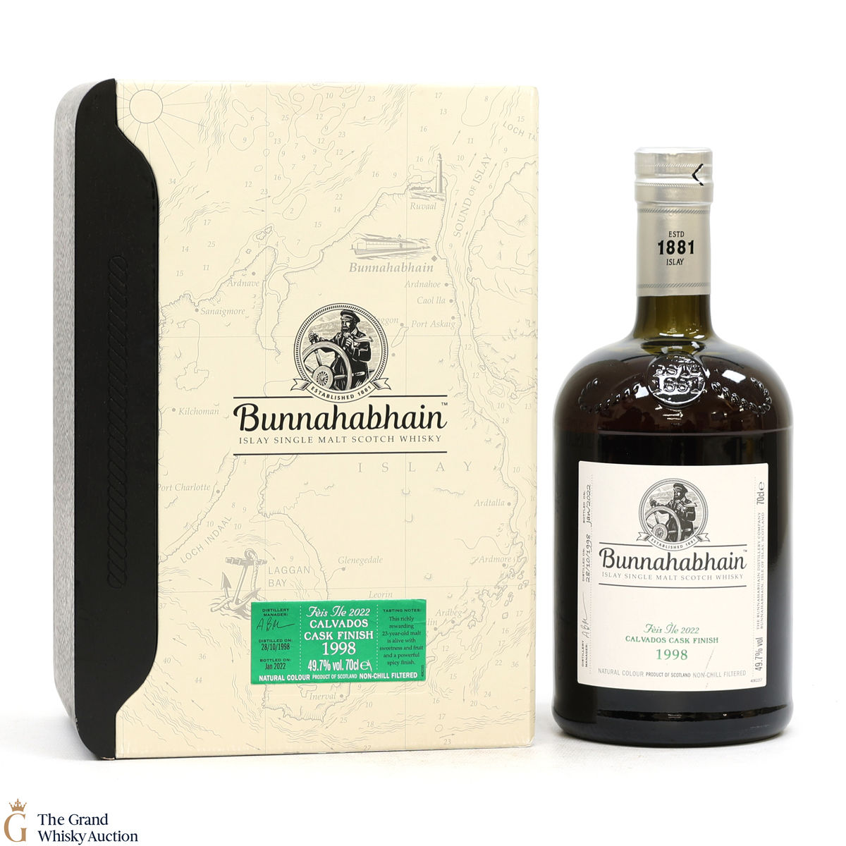Bunnahabhain - 1998 Calvados Cask Finish Fèis Ìle 2022