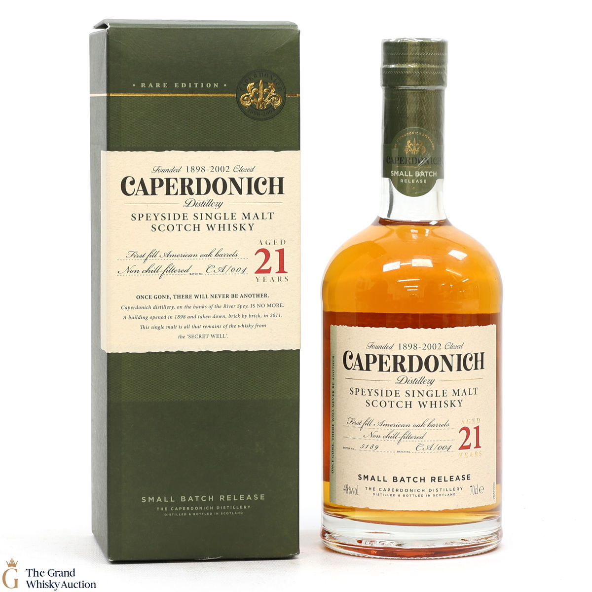 Caperdonich - 21 Year Old - Small Batch Release - Rare Edition #004