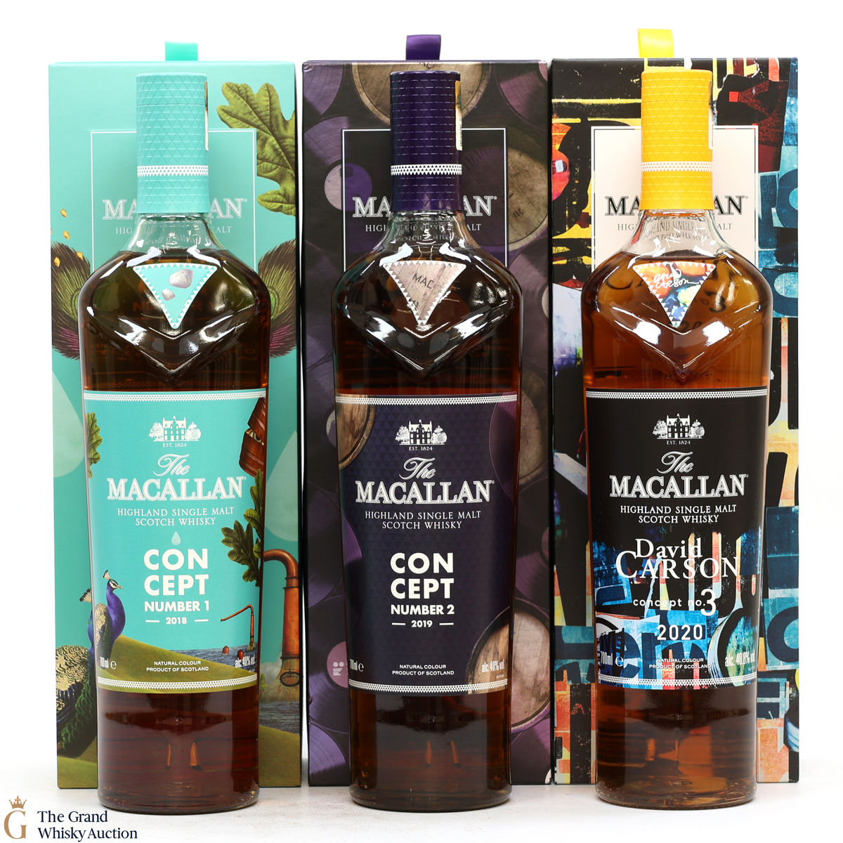 Macallan - Concept No.1, No.2 + No.3 (3 x 70cl)