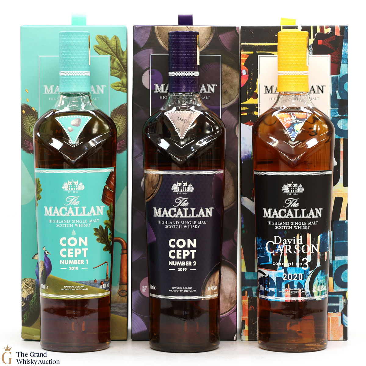 Macallan - Concept No.1, No.2 + No.3 (3 x 70cl)