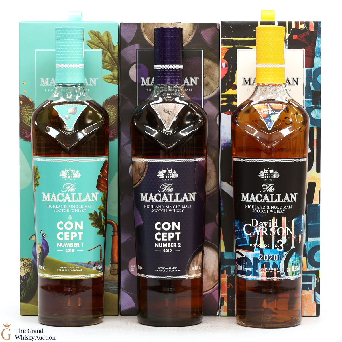 Macallan - Concept No.1, No.2 + No.3 (3 x 70cl)