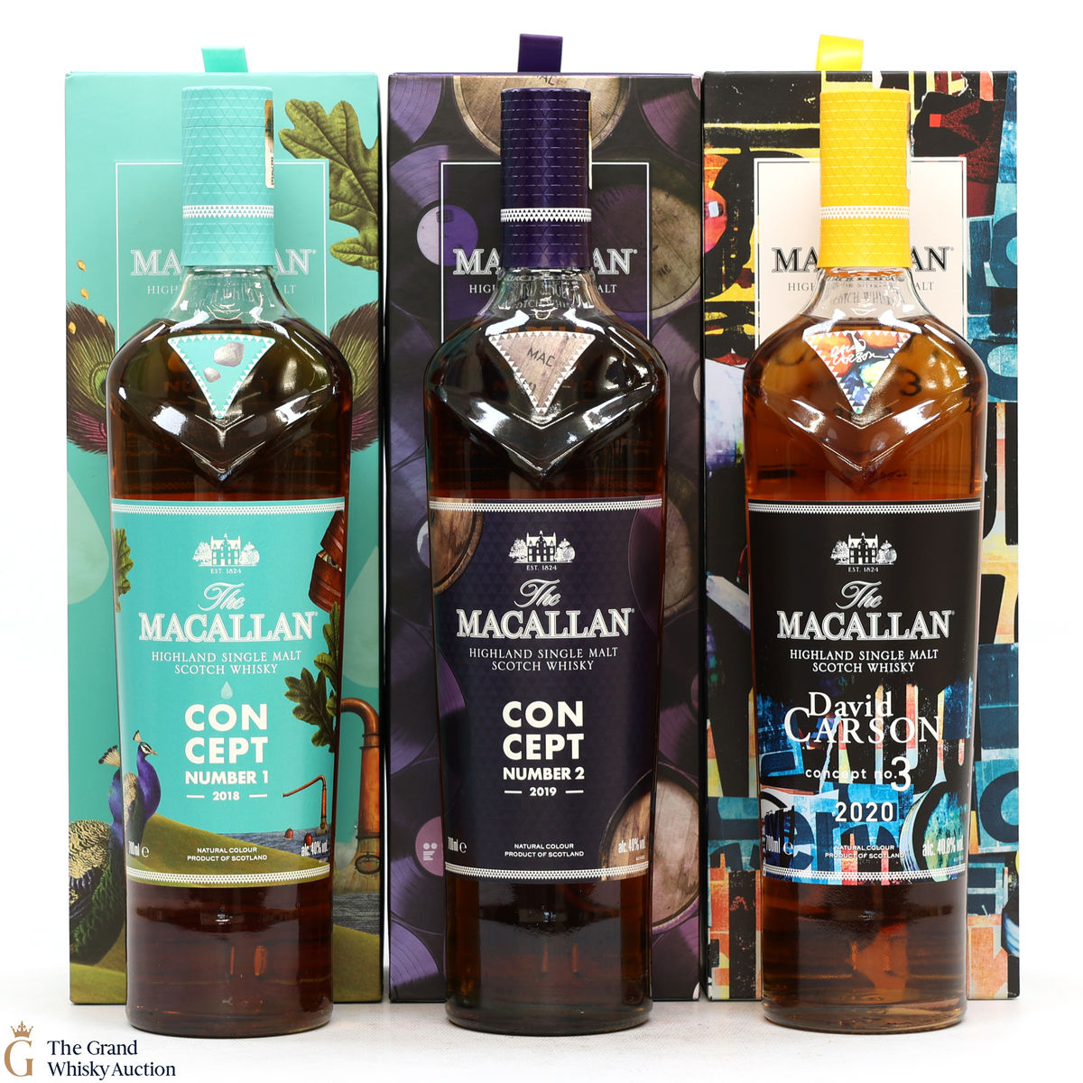 Macallan - Concept No.1, No.2 + No.3 (3 x 70cl)
