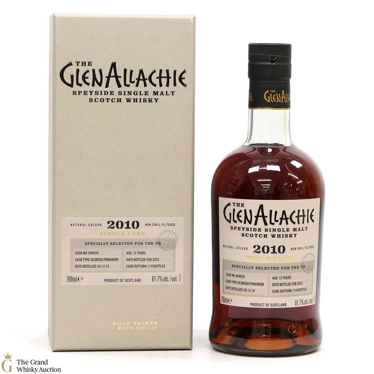 GlenAllachie - 12 Year Old 2010 Single Cask #804024