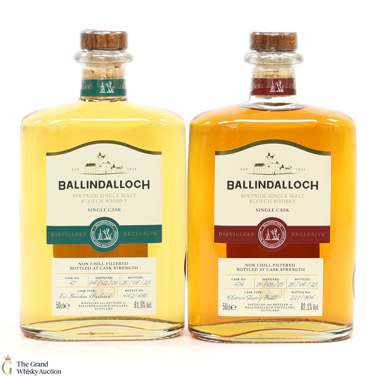 Ballindalloch - Distillery Exclusive Single Cask #47 Bourbon & #474 Sherry (2 x 50cl)