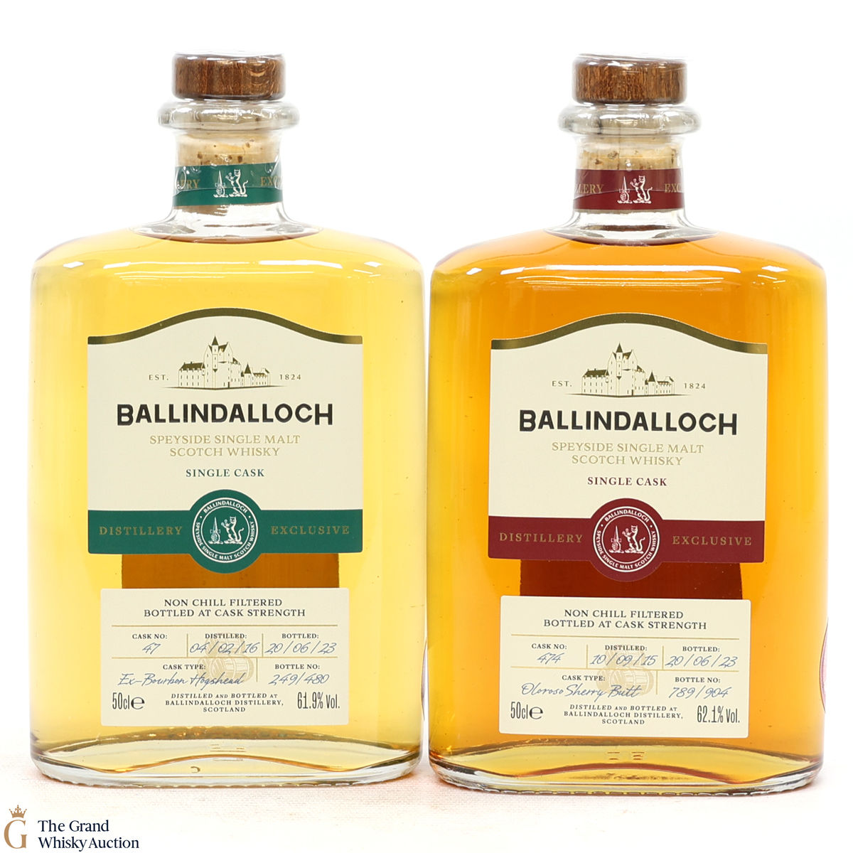 Ballindalloch - Distillery Exclusive Single Cask #47 Bourbon & #474 Sherry (2 x 50cl)