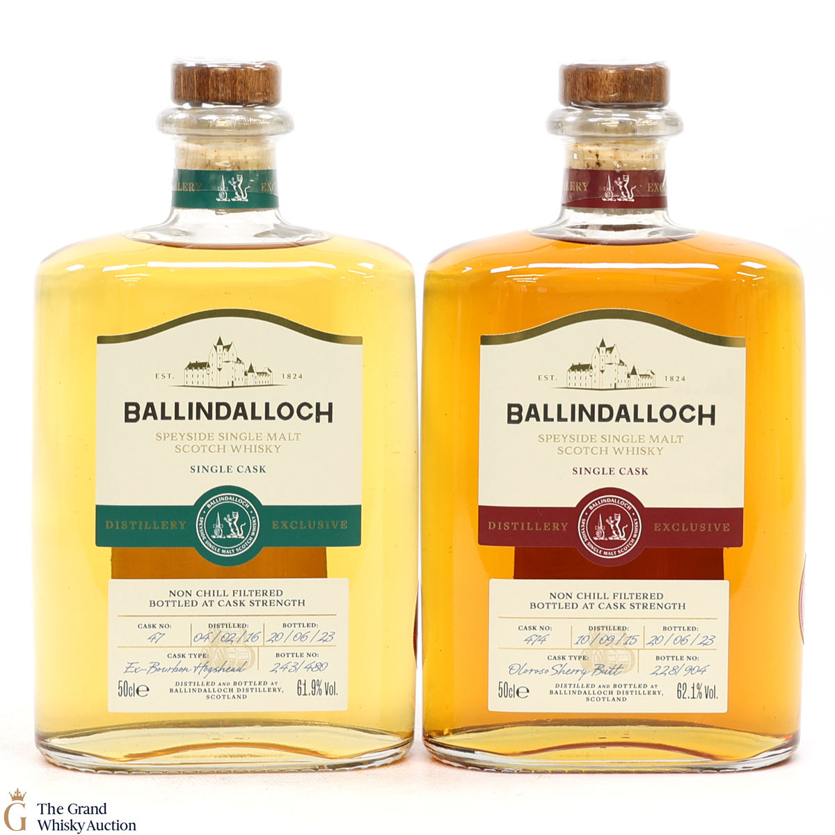 Ballindalloch - Distillery Exclusive Single Cask #47 Bourbon & #474 Sherry (2 x 50cl)