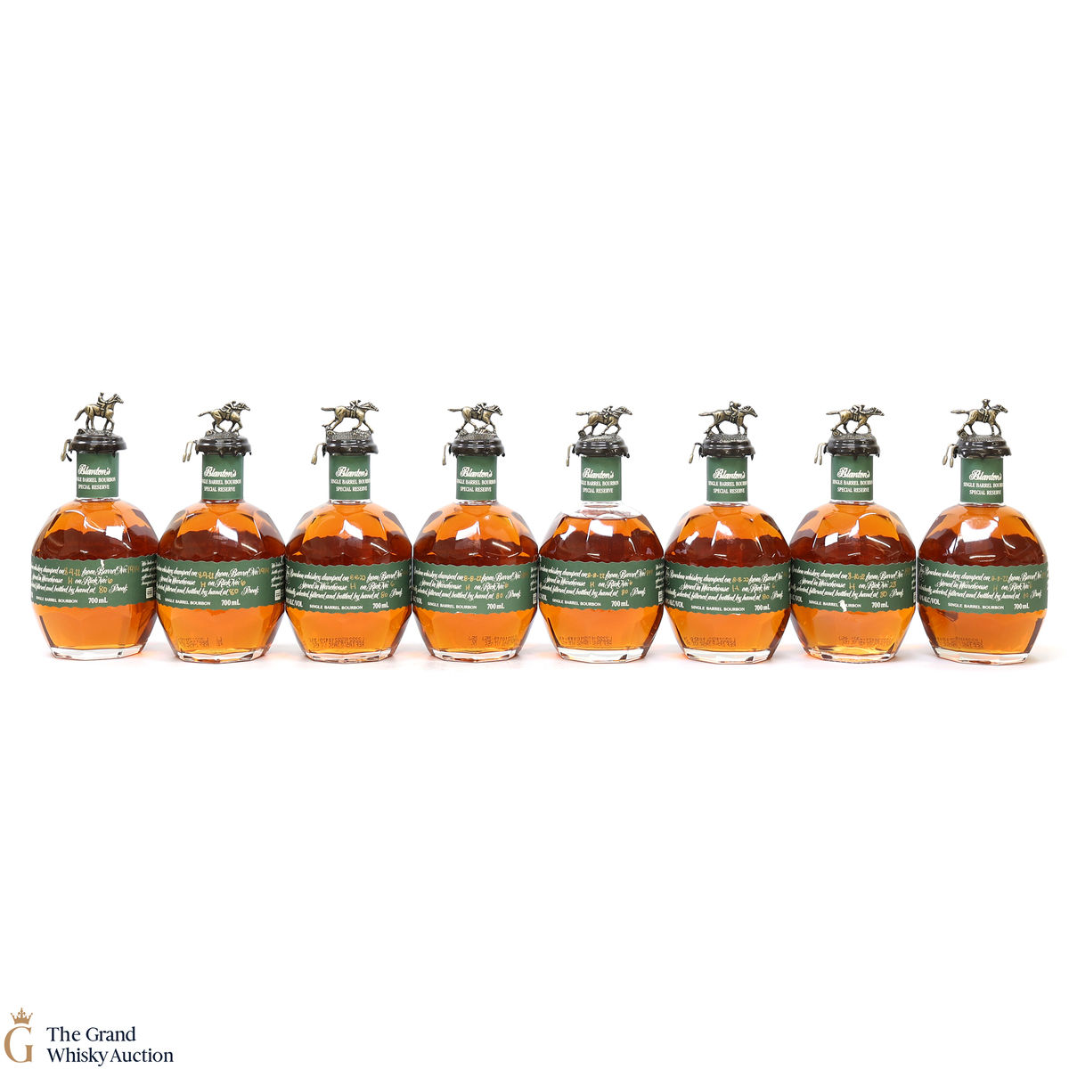 Blanton's - Special Reserve Dumped 2022 - Complete Stopper Collection (8 x 70cl)