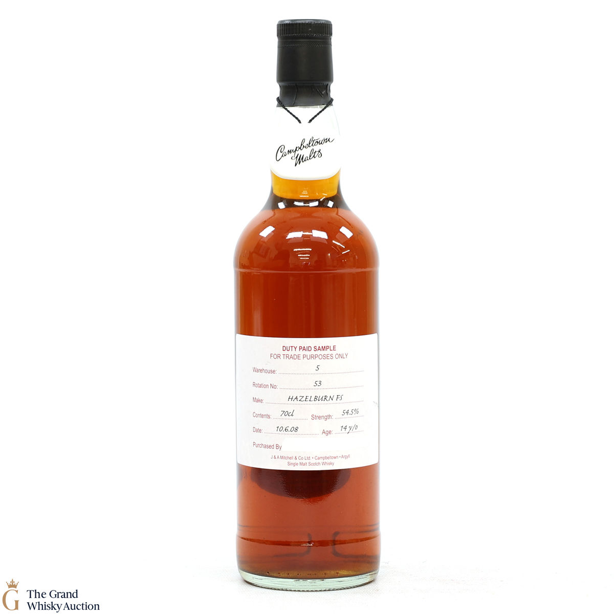 Hazelburn - 14 Year Old 2008 Fresh Sherry - Duty Paid Sample 54.5%