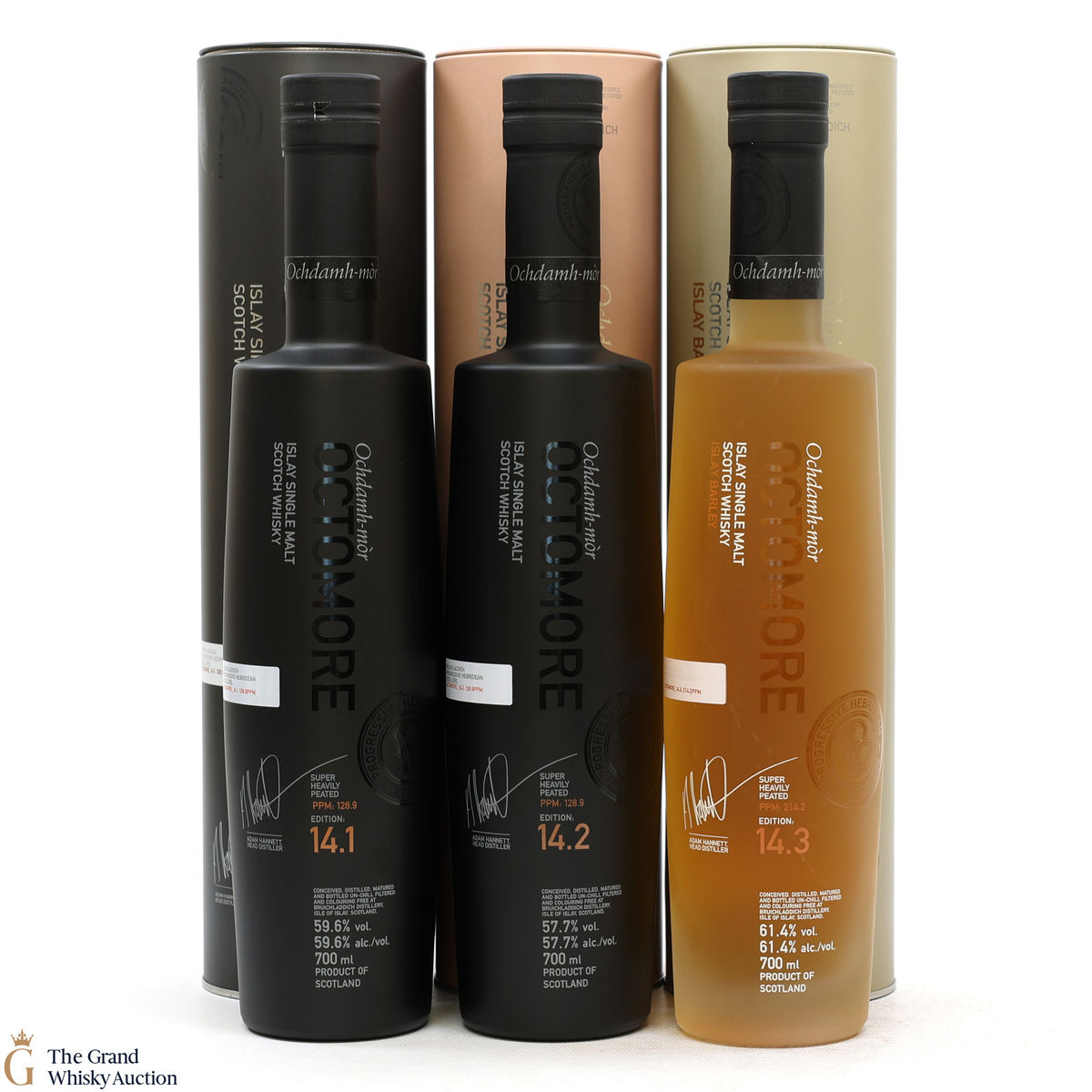 Octomore - 5 Year Old 14 - Limited Edition Releases 2023 (3 x 70cl)