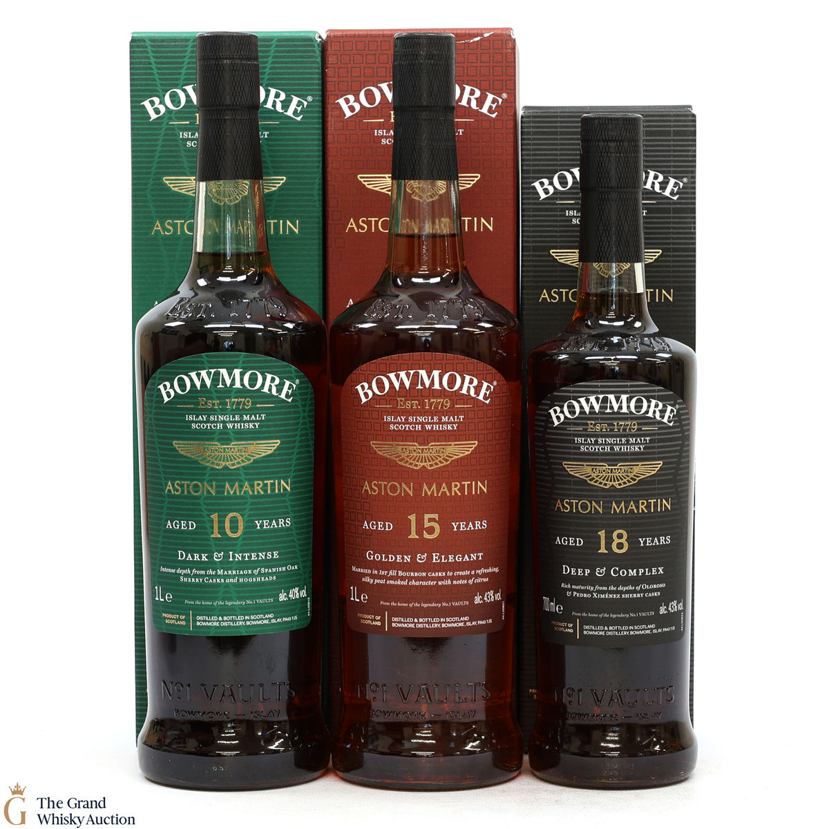 Bowmore - Aston Martin - Edition 7,8 & 9