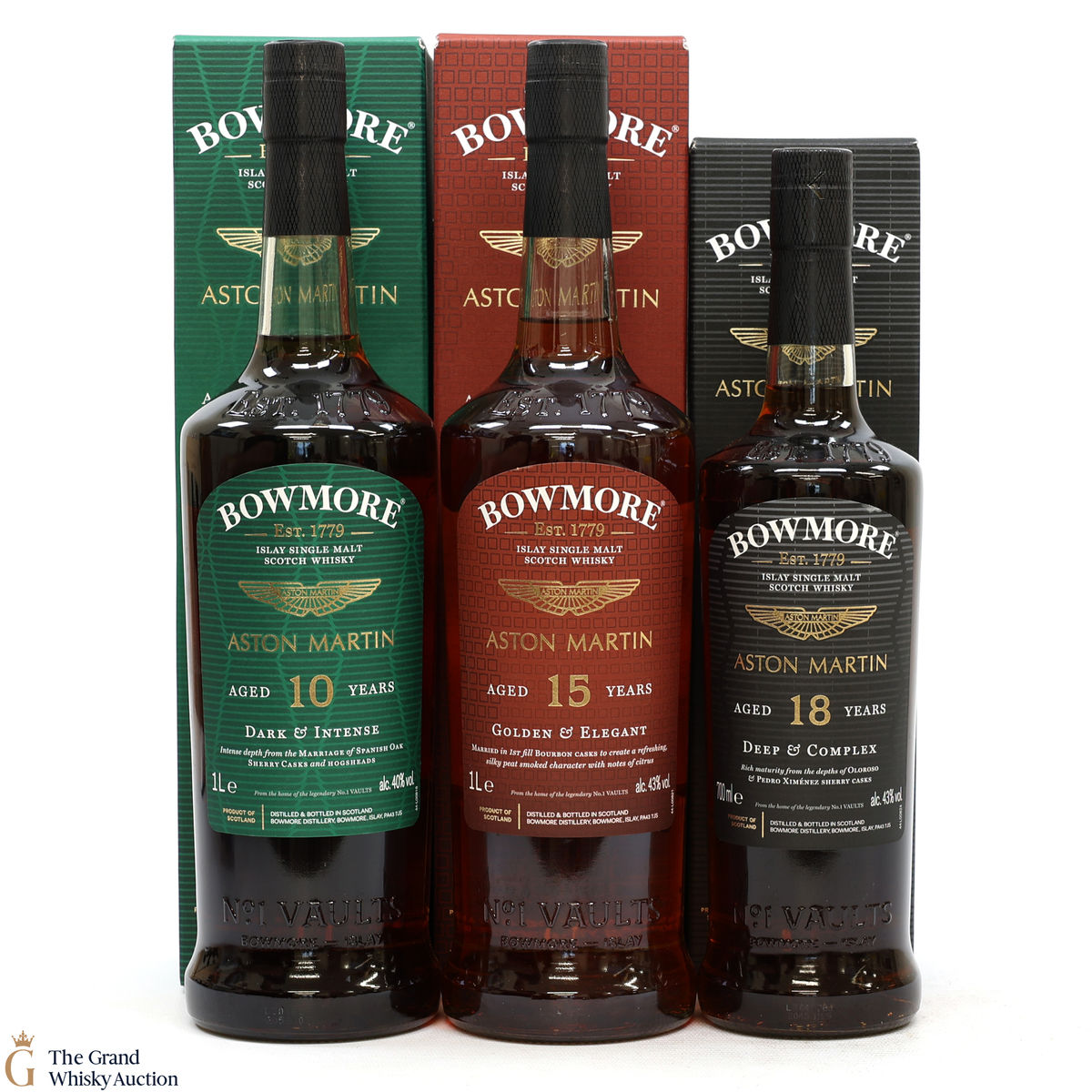 Bowmore - Aston Martin - Edition 7,8 & 9