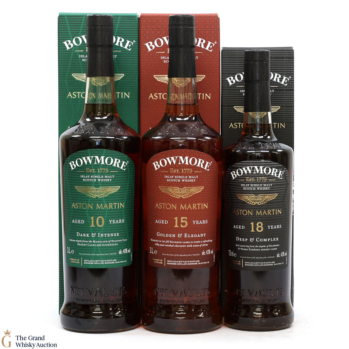 Bowmore - Aston Martin - Edition 7,8 & 9