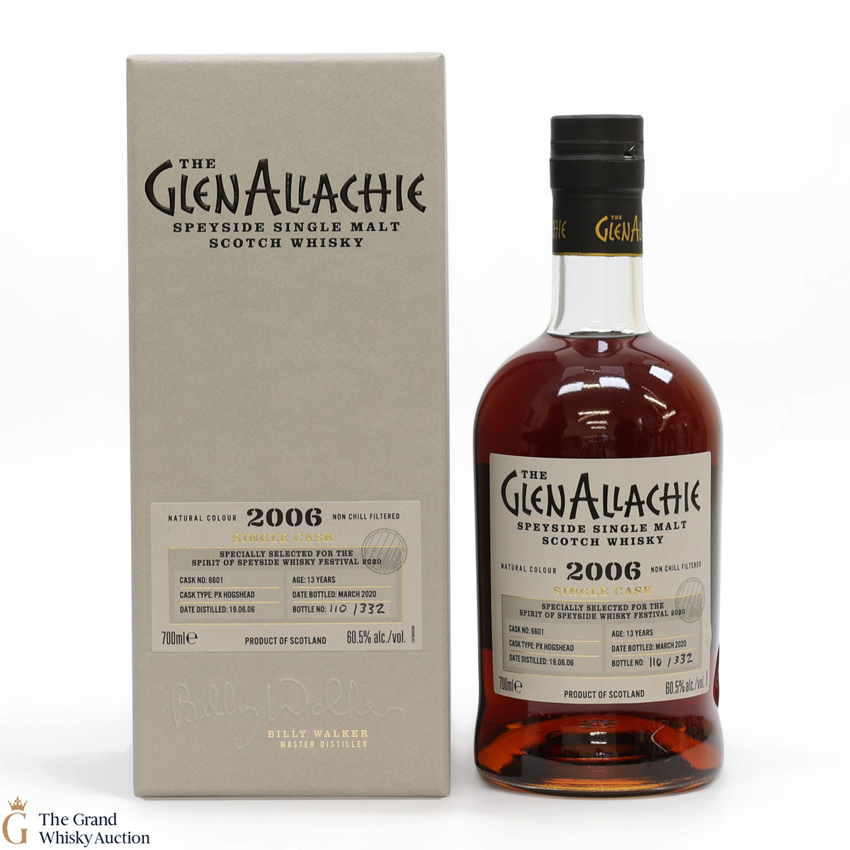 Glenallachie - 13 Year Old 2006 Single Cask #6601 - Spirit of Speyside 2020