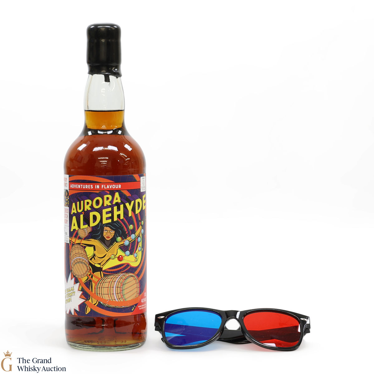 Blended Scotch - 41 Year Old 1980 - Aurora Aldehyde - Whisky Show 2021 & 3D Glasses