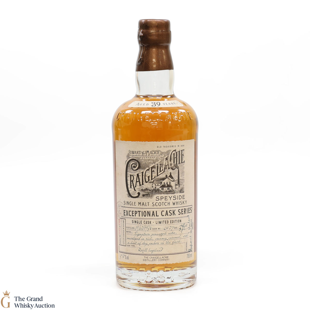 Craigellachie - 39 Year Old - #2037 Exceptional Cask Series 1980