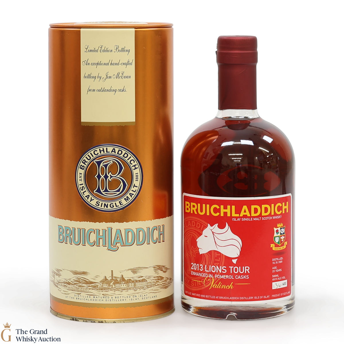 Bruichladdich - 23 Year Old 1989 Valinch Lions Tour 2013 (50cl)