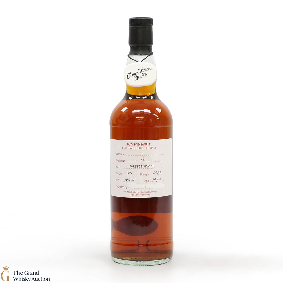 Hazelburn - 14 Year Old 2008 Fresh Sherry - Duty Paid Sample 54.5%