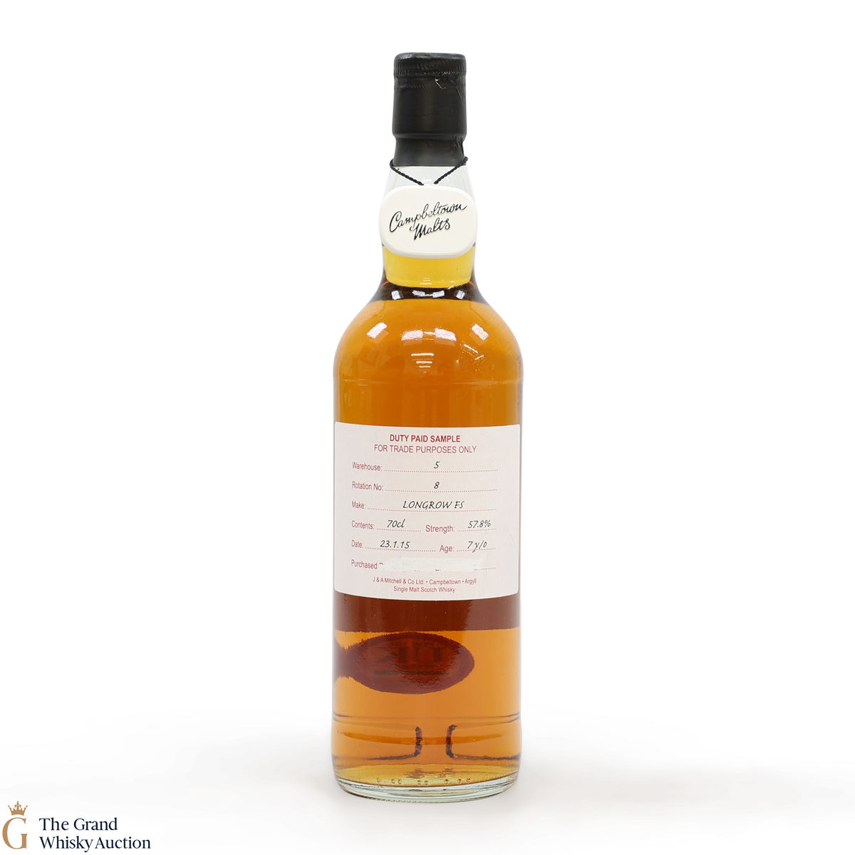 Longrow - 7 Year Old 2015 Fresh Sherry - Duty Paid Sample 57.8%