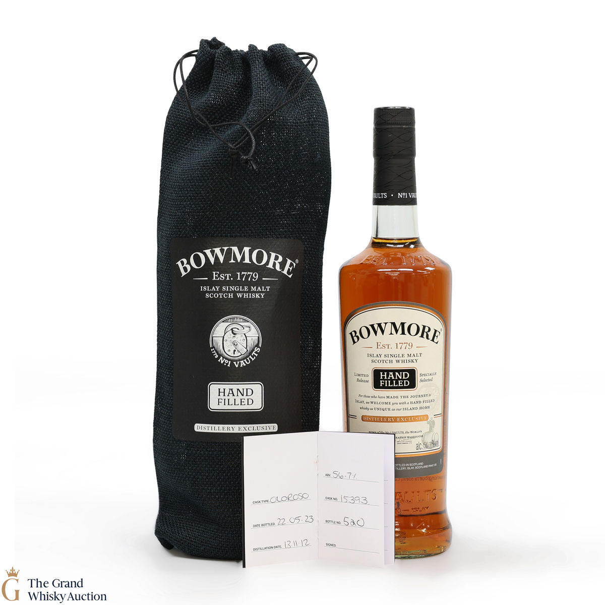 Bowmore - 11 Year Old - 2012 Hand Filled - Cask #15393