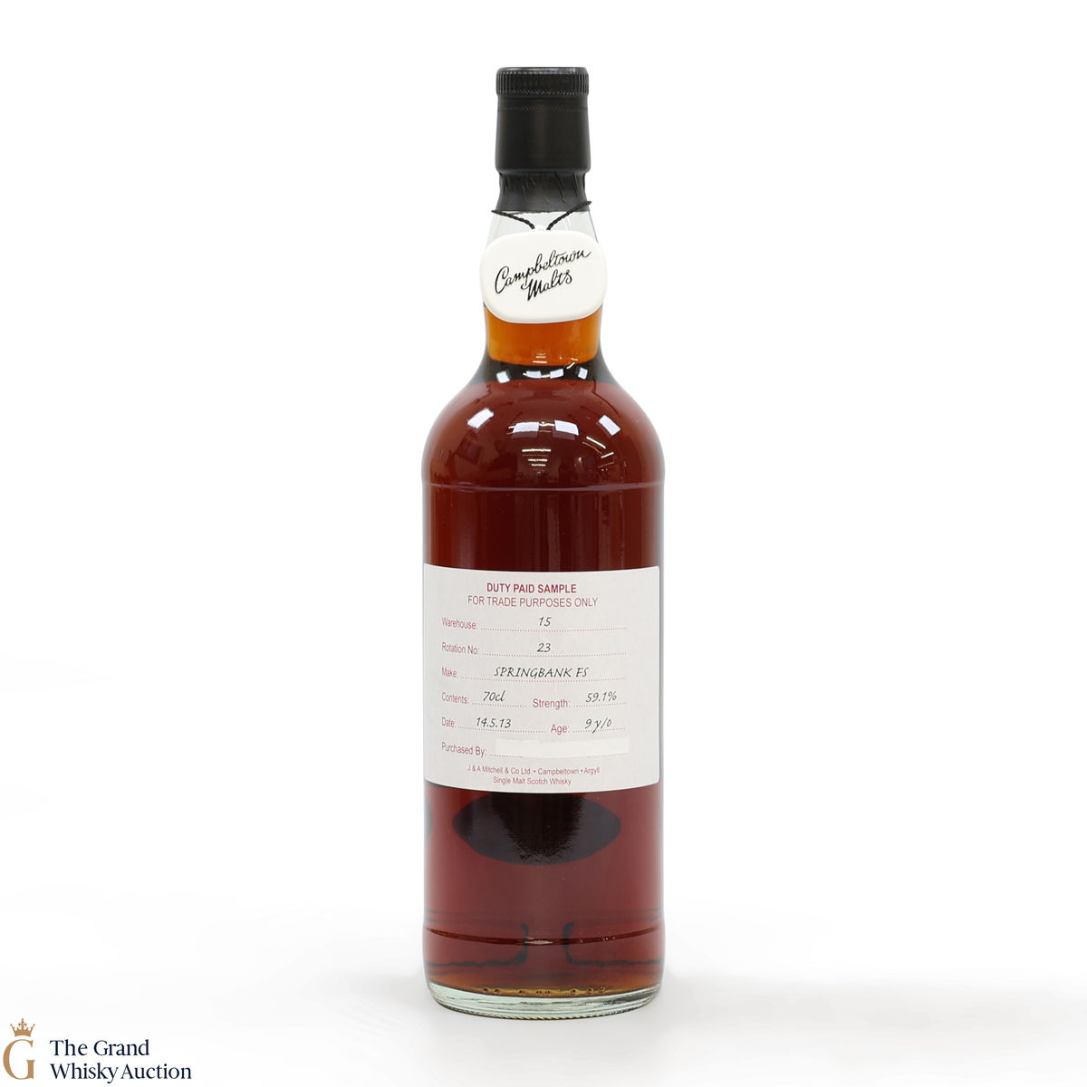 Springbank - 9 Year Old 2013 Fresh Sherry - Duty Paid Sample 59.1%