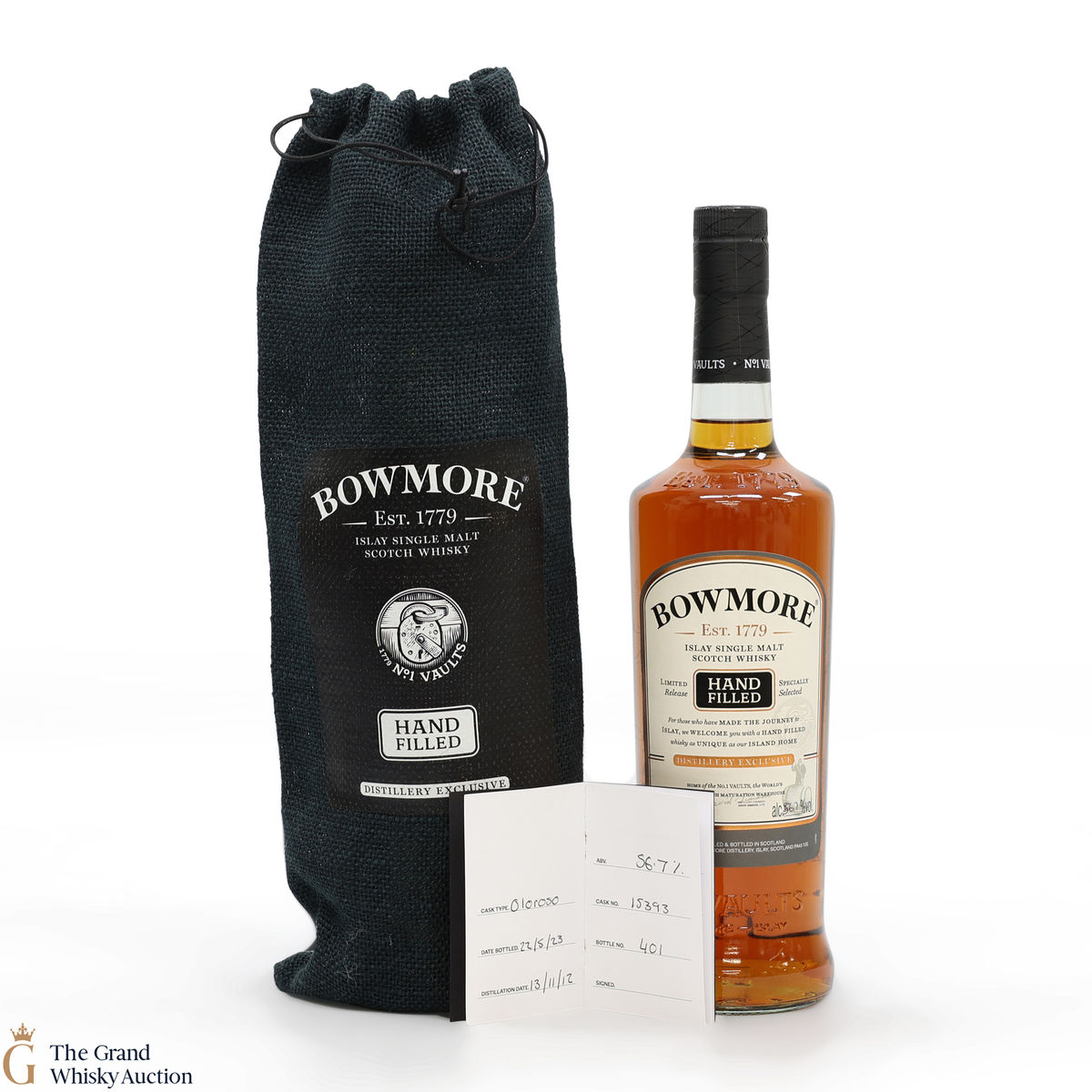 Bowmore - 11 Year Old - 2012 Hand Filled - Cask #15393