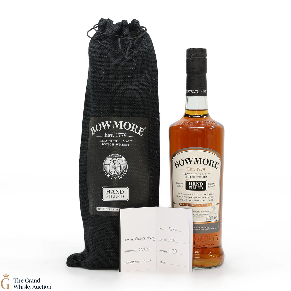 Bowmore - 11 Year Old - 2012 Hand Filled - Cask #15393