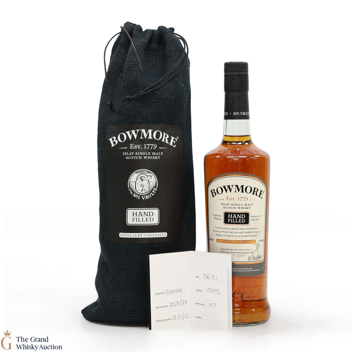 Bowmore - 11 Year Old - 2012 Hand Filled - Cask #15393