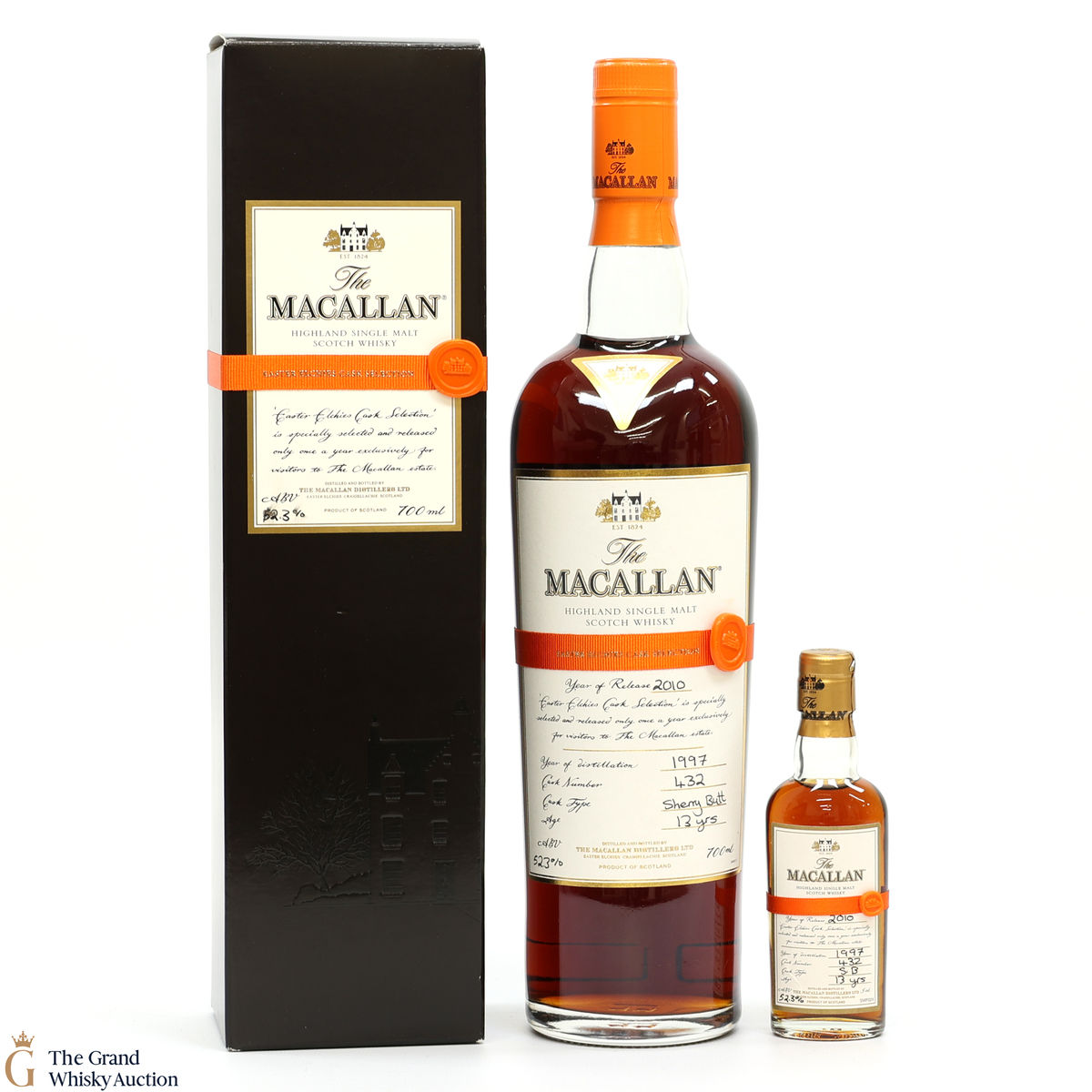 Macallan - 13 Year Old - 1997 Easter Elchies 2010 + 5cl Mini