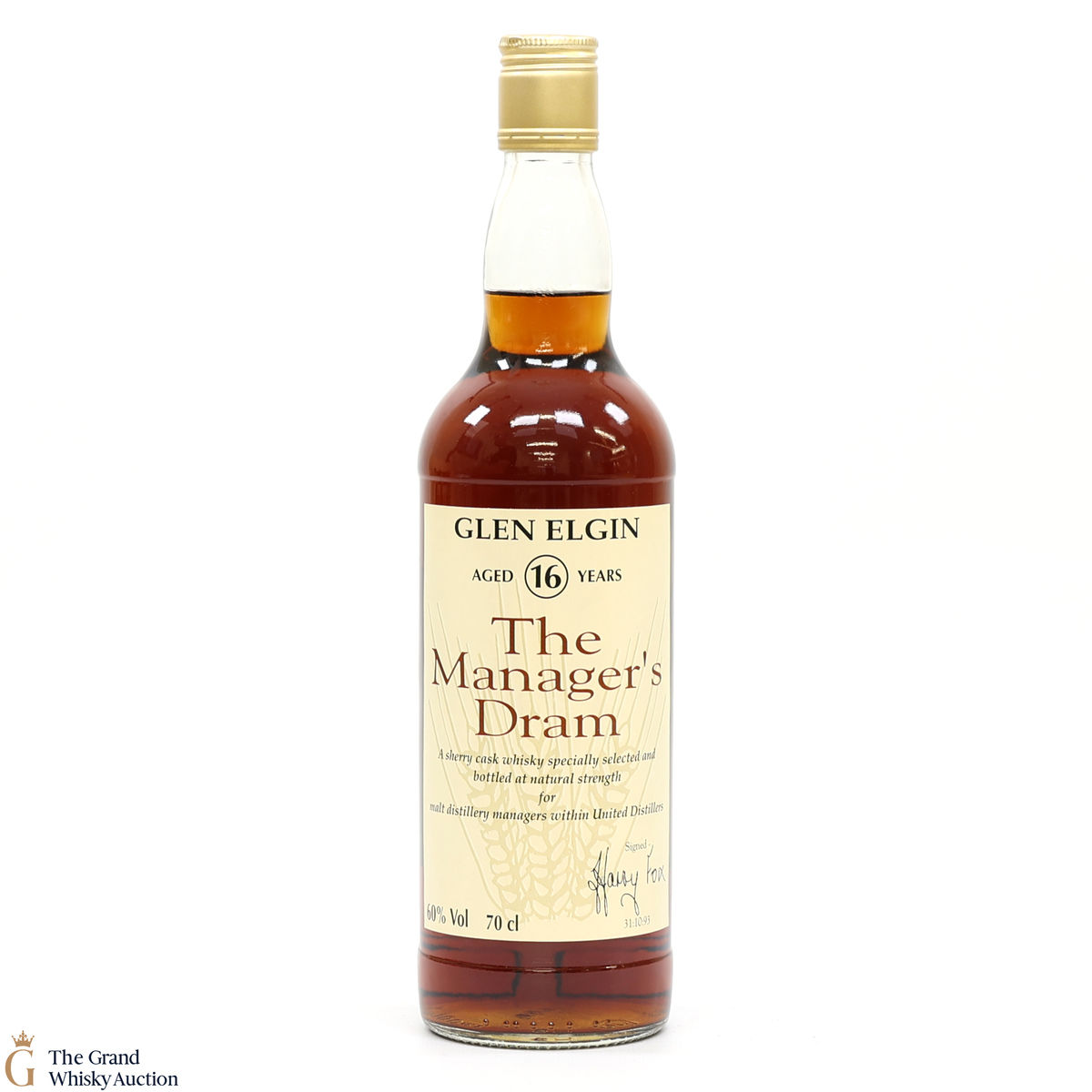Glen Elgin - 16 Year Old - Manager's Dram 1993