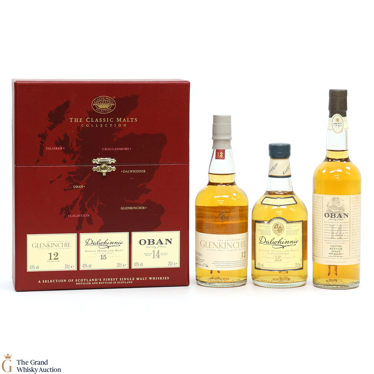 Classic Malts Collection - Glenkinchie, Dalwhinnie & Oban (3 x 20cl)