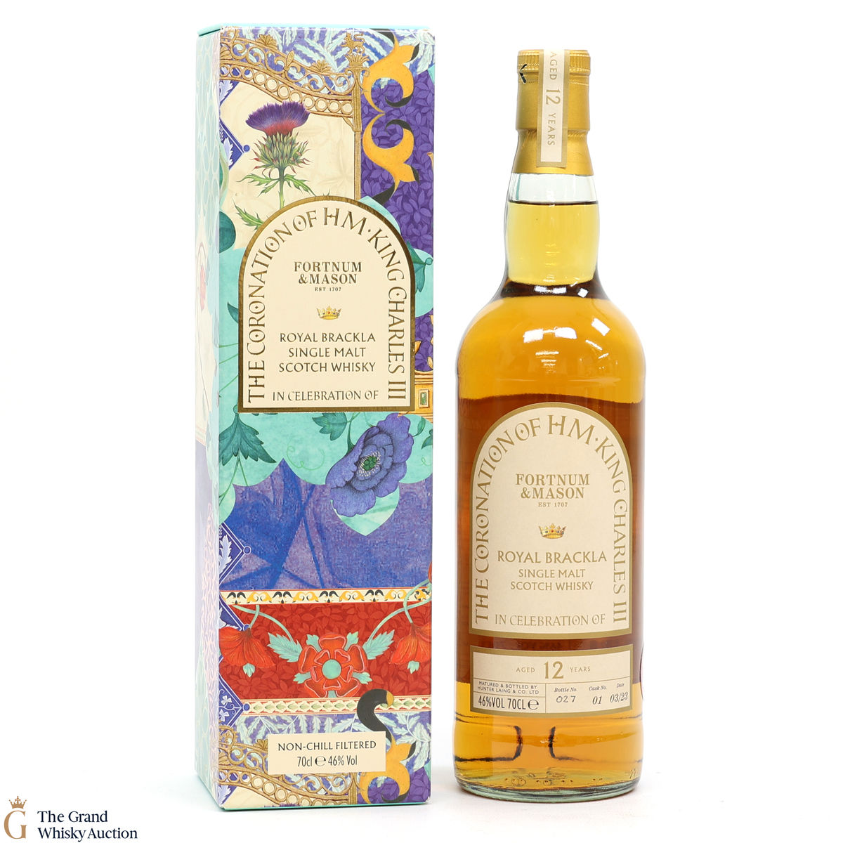 Royal Brackla - 12 Year Old - Coronation of HM King Charles III - Fortnum & Mason Exclusive