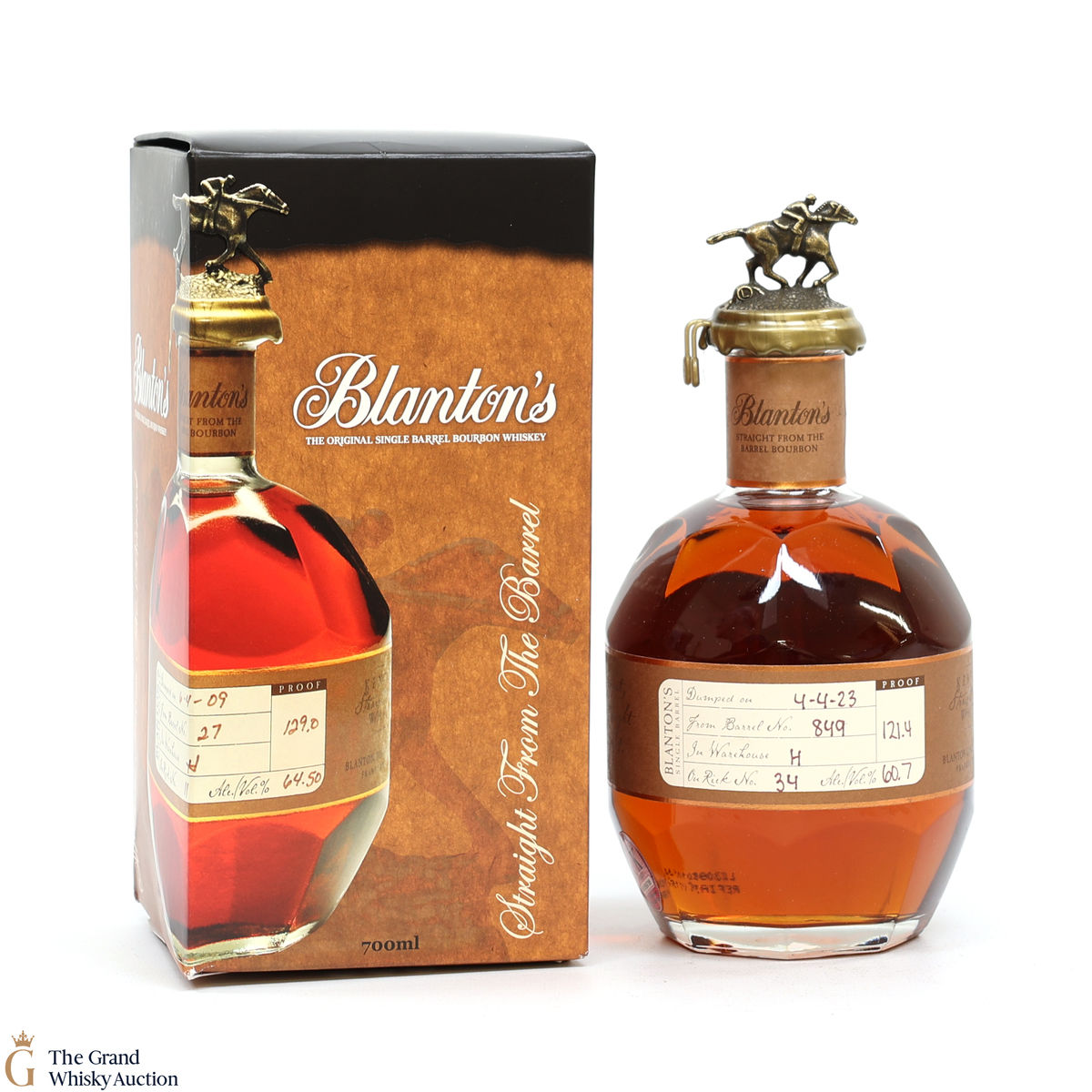 Blanton's - Straight From The Barrel - Cask Strength (64.5% ABV)