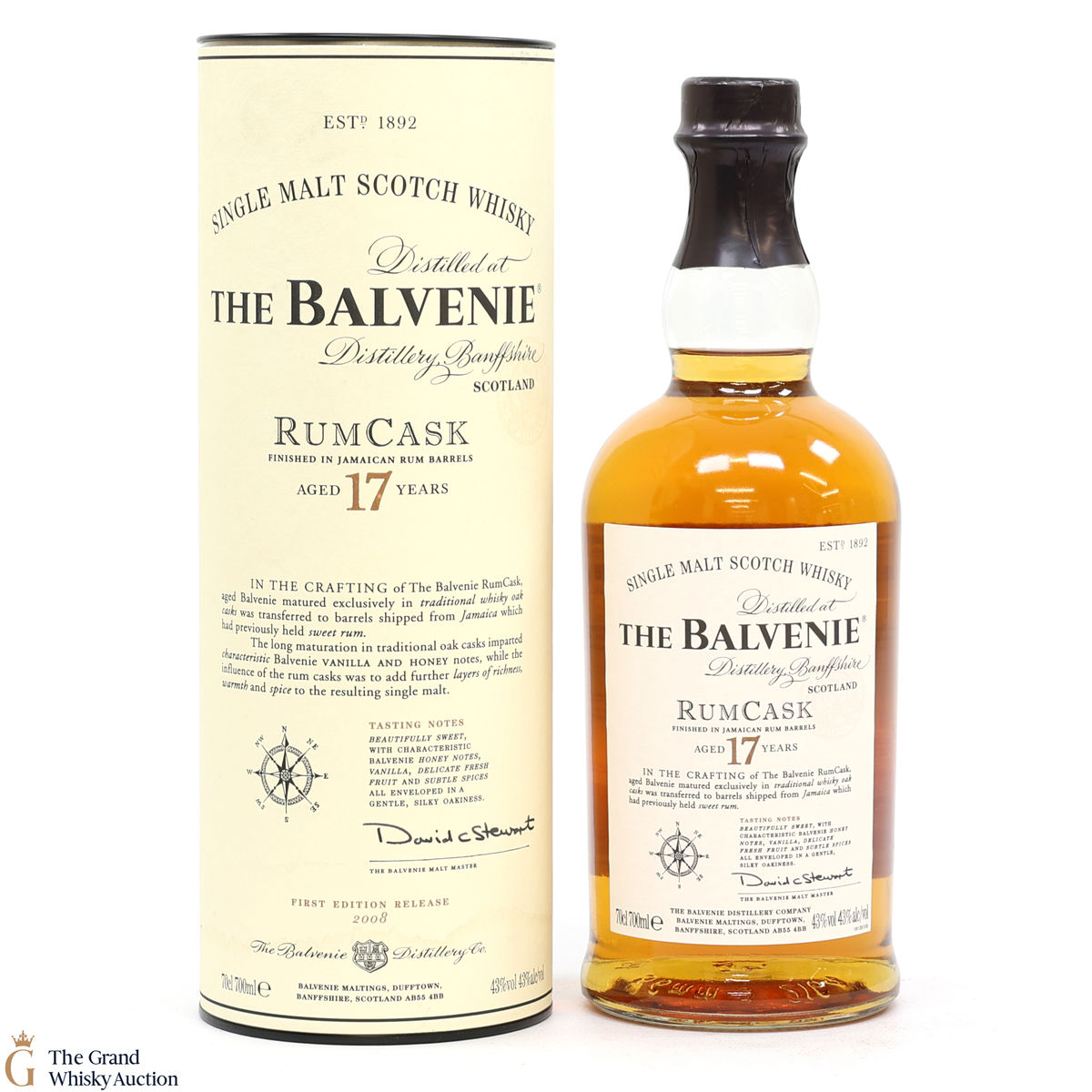 Balvenie - 17 Year Old - Rum Cask First Edition 2008