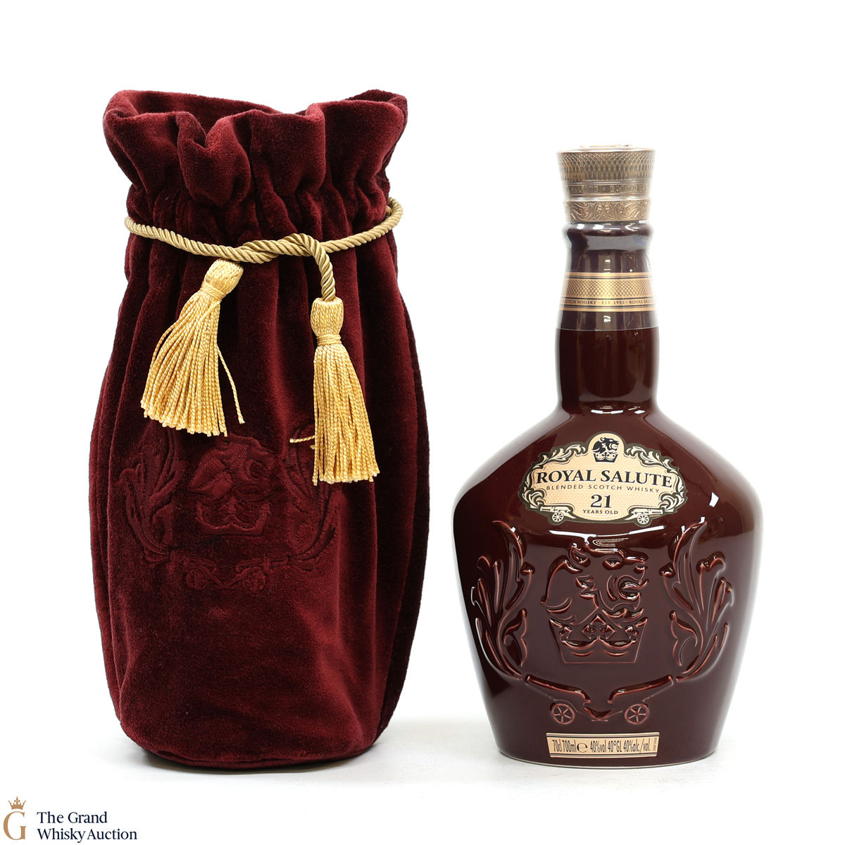 Chivas - Royal Salute - 21 Year Old -  Brown Spode Flagon