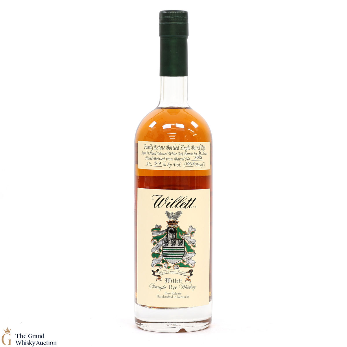 Willett Family Estate - 6 Year Old Single Barrel Rye #3085 - Berry Bros & Rudd