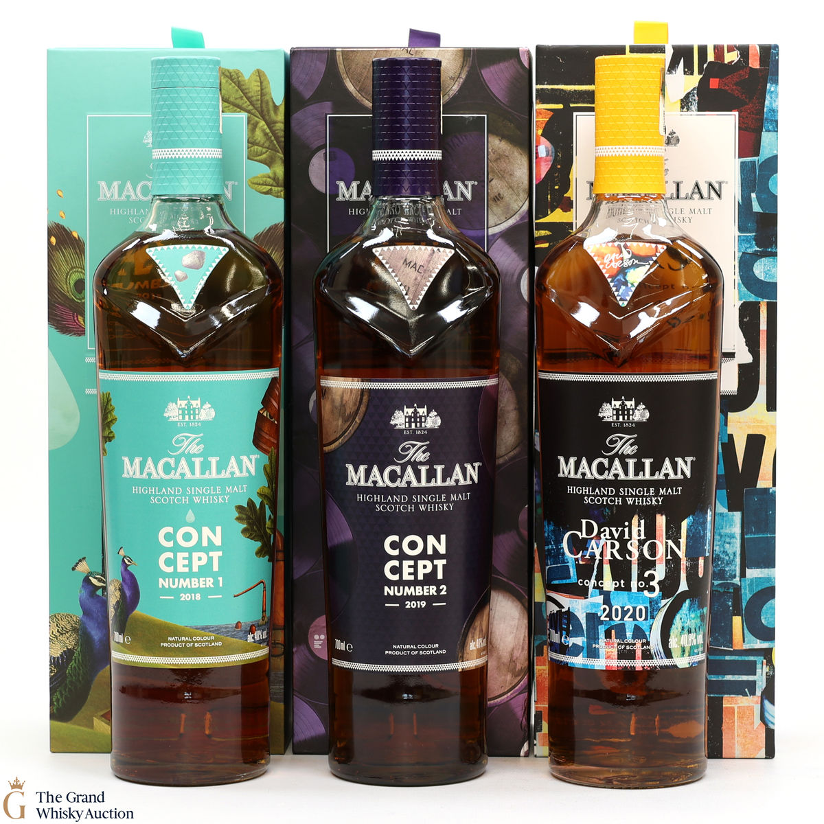 Macallan - Concept No.1, No.2 + No.3 (3 x 70cl)