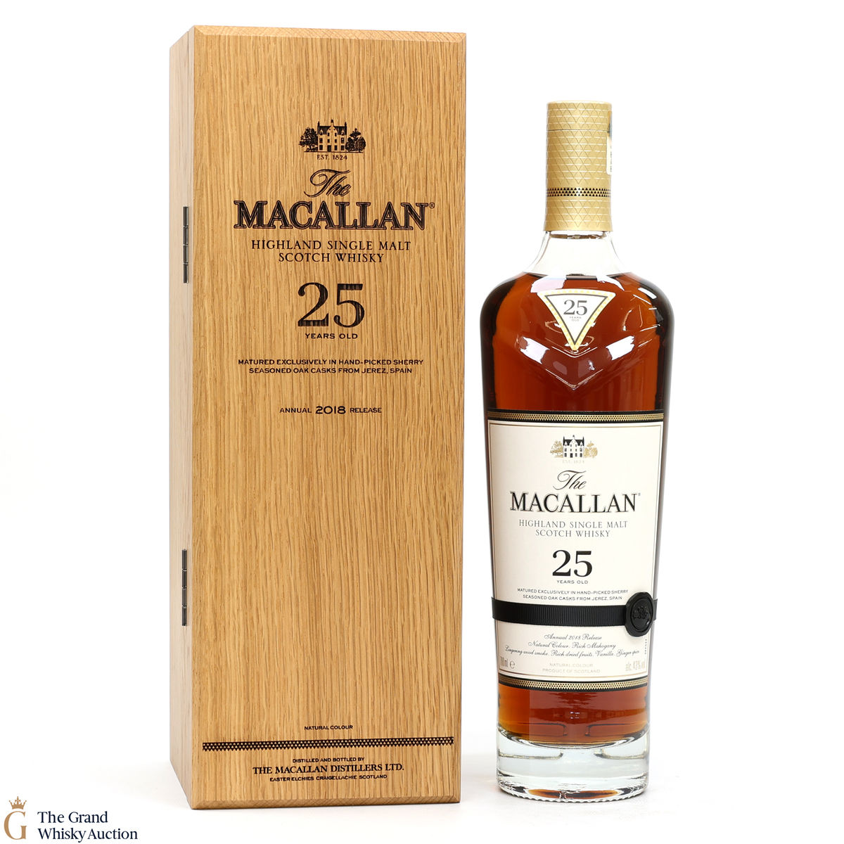 Macallan - 25 Year Old - Sherry Oak - 2018