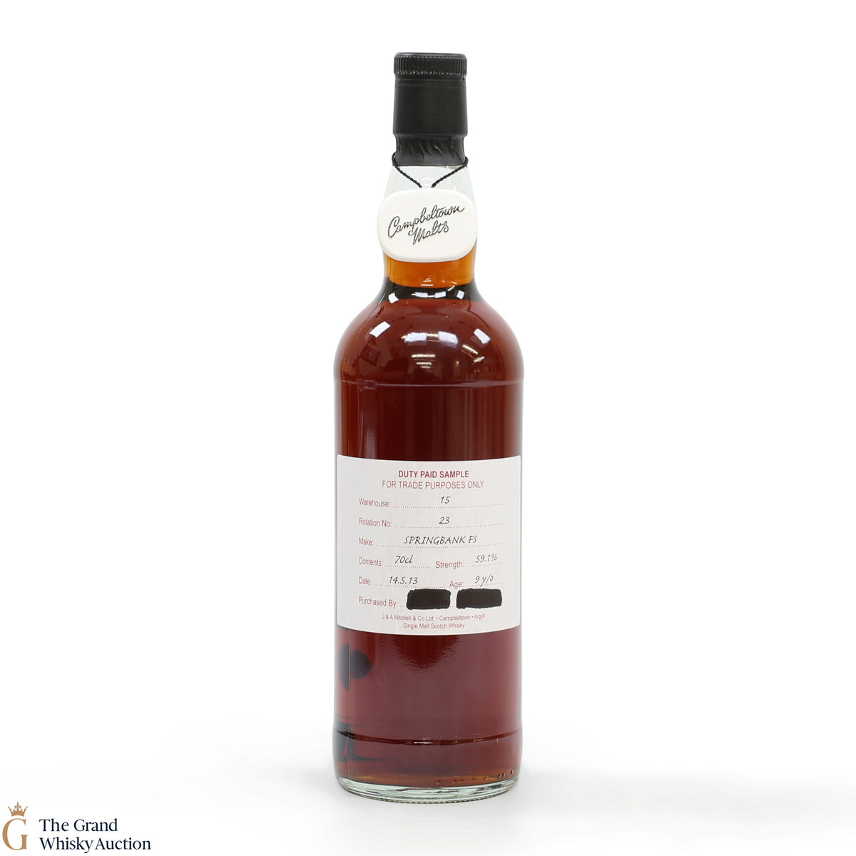 Springbank - 9 Year Old 2013 Fresh Sherry - Duty Paid Sample 59.1%