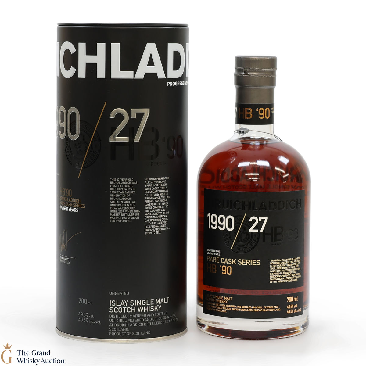 Bruichladdich - 27 Year Old 1990 - Rare Cask Series - HB'90