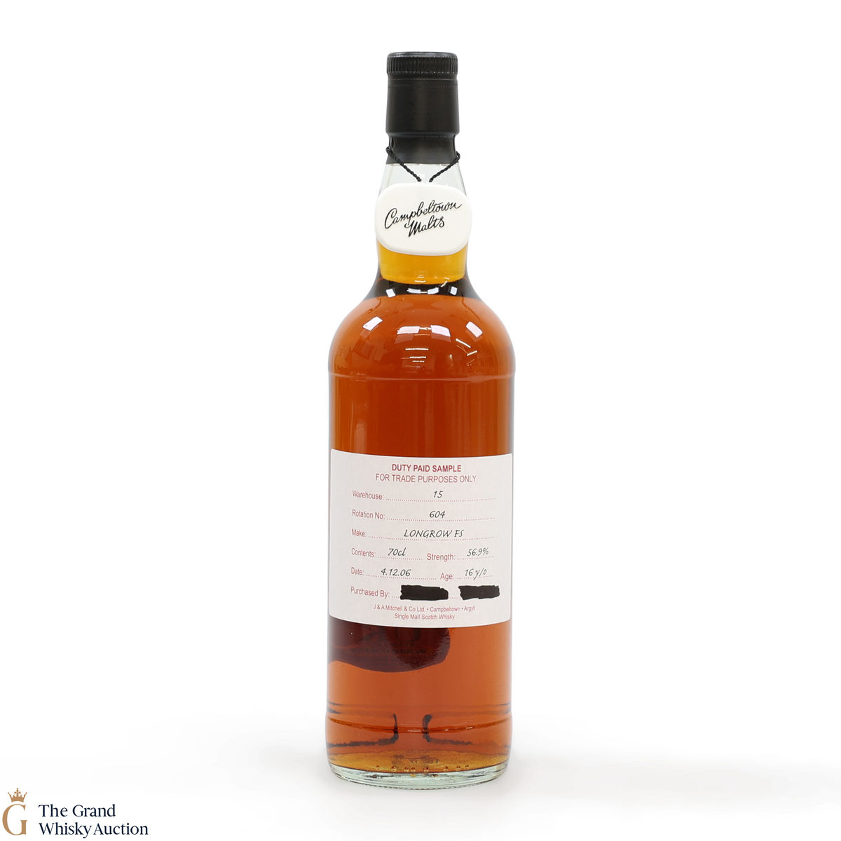 Longrow - 16 Year Old 2006 Fresh Sherry - Duty Paid Sample 56.9%