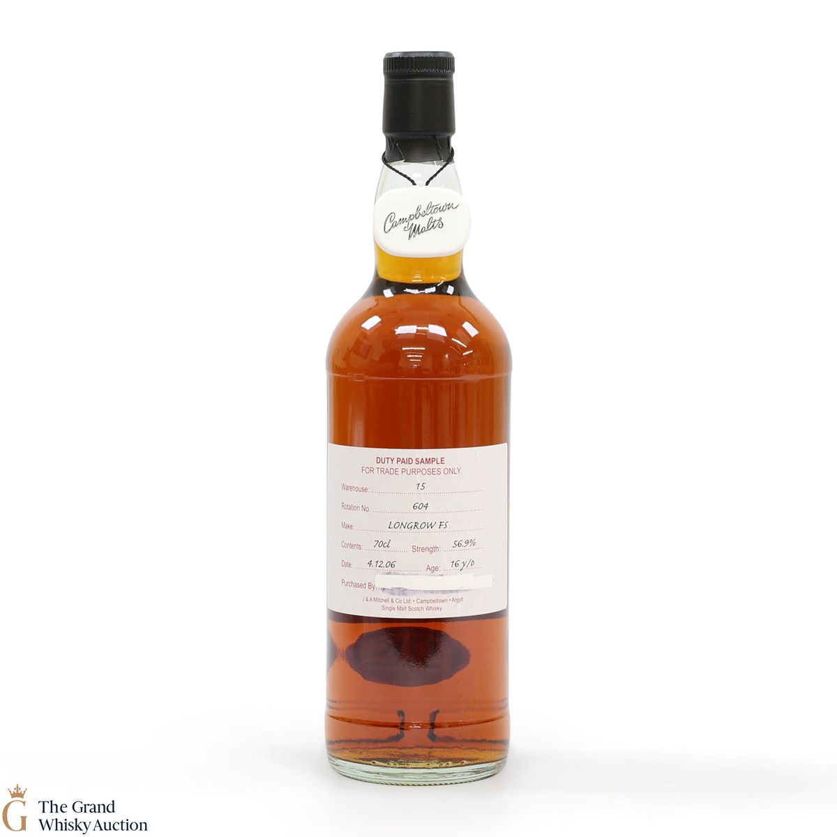 Longrow - 16 Year Old 2006 Fresh Sherry - Duty Paid Sample 56.9%