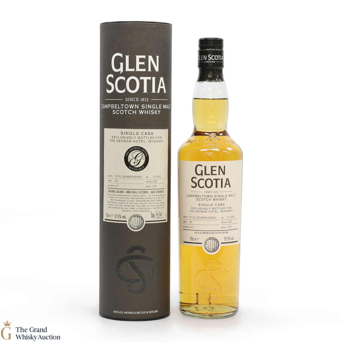 Glen Scotia - 10 Year Old 2009 - Single Cask #782 - The George Hotel Exclusive