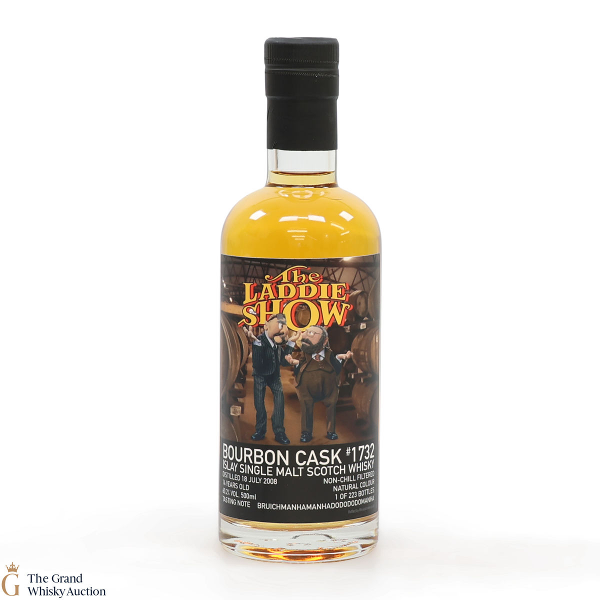 Bruichladdich - 14 Year Old 2008 - Bourbon Cask #1732 - The Laddie Show (50cl)