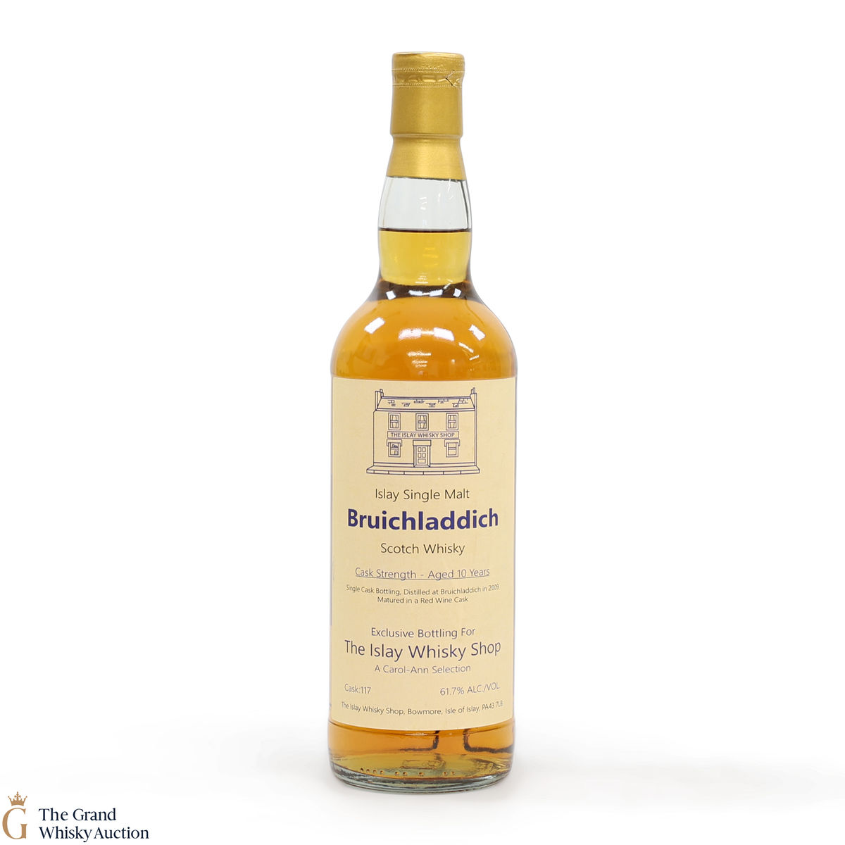 Bruichladdich - 10 Year Old - Private Single Cask #117 - The Islay Whisky Shop (50cl)