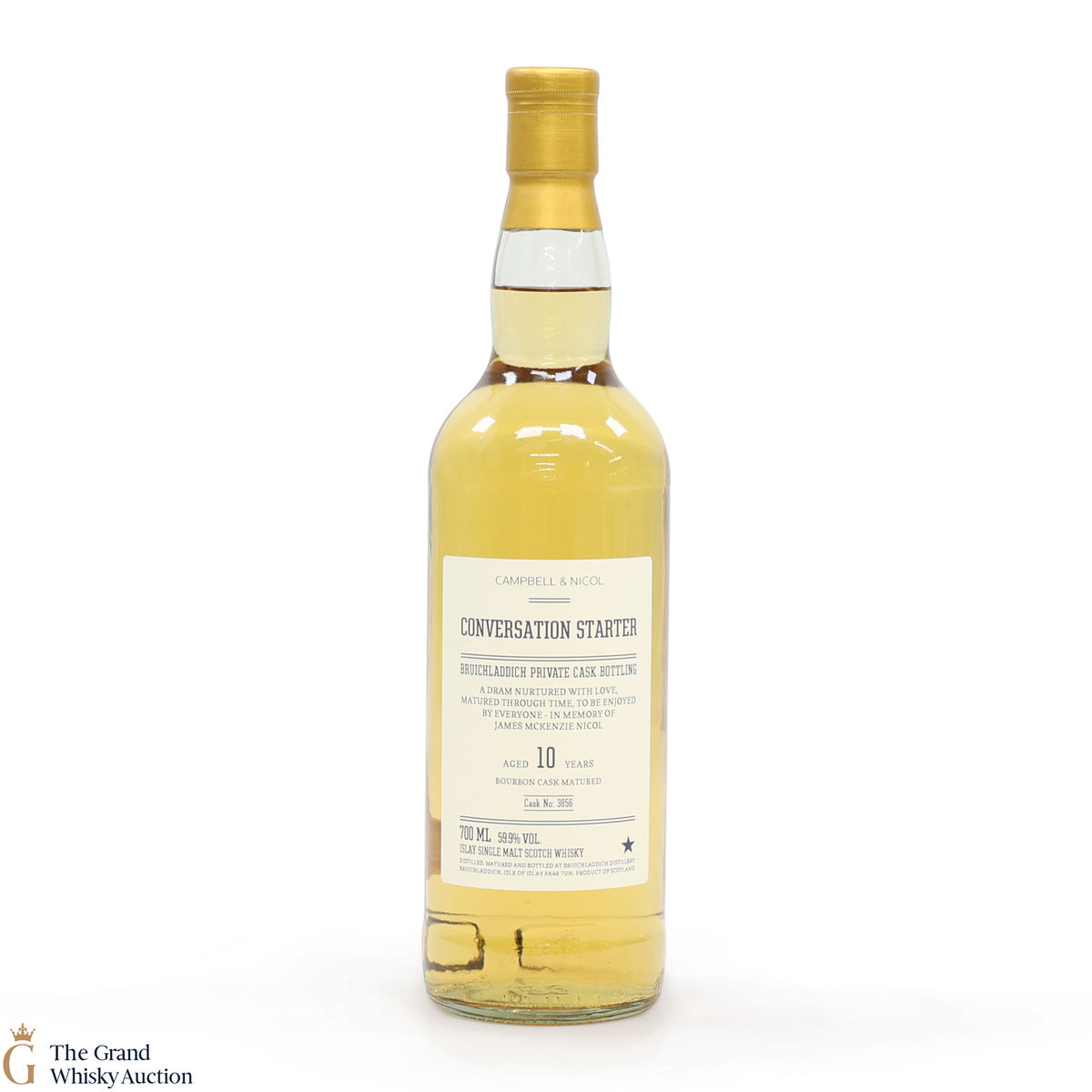 Bruichladdich - 10 Year Old - Private Single Cask #3856 - Conversation Starter (50cl)