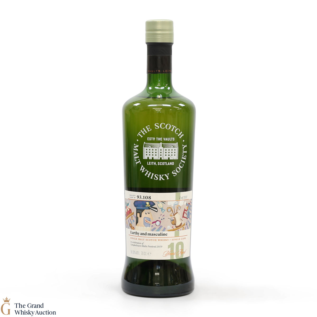 Glen Scotia - 10 Year Old -  SMWS 93.108 - Earthy And Masculine - Campbeltown Malts Festival 2019